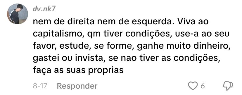 atenadesgracada's tweet photo. nem de direita nem de esquerda, apenas de direita https://t.co/3NYuxxufV6