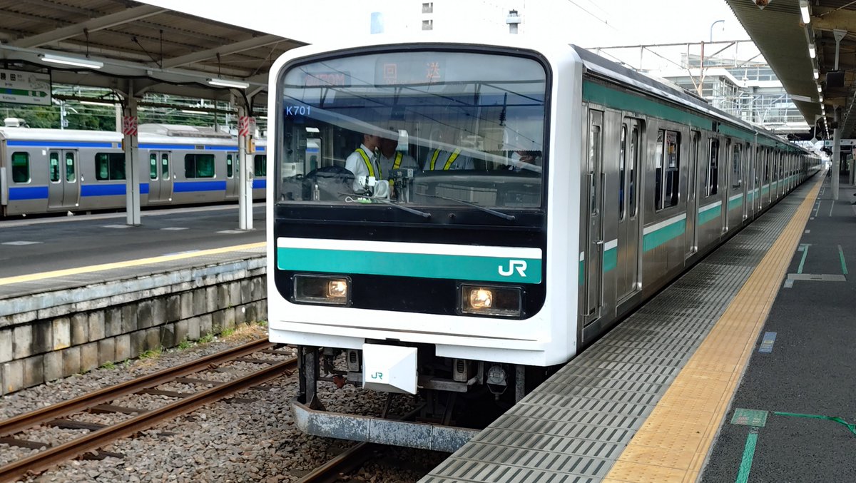 gf491653's tweet photo. 9/8 (火) E501系K701編成
試9470M
北千住への試運転 https://t.co/b2hNNFMSCN