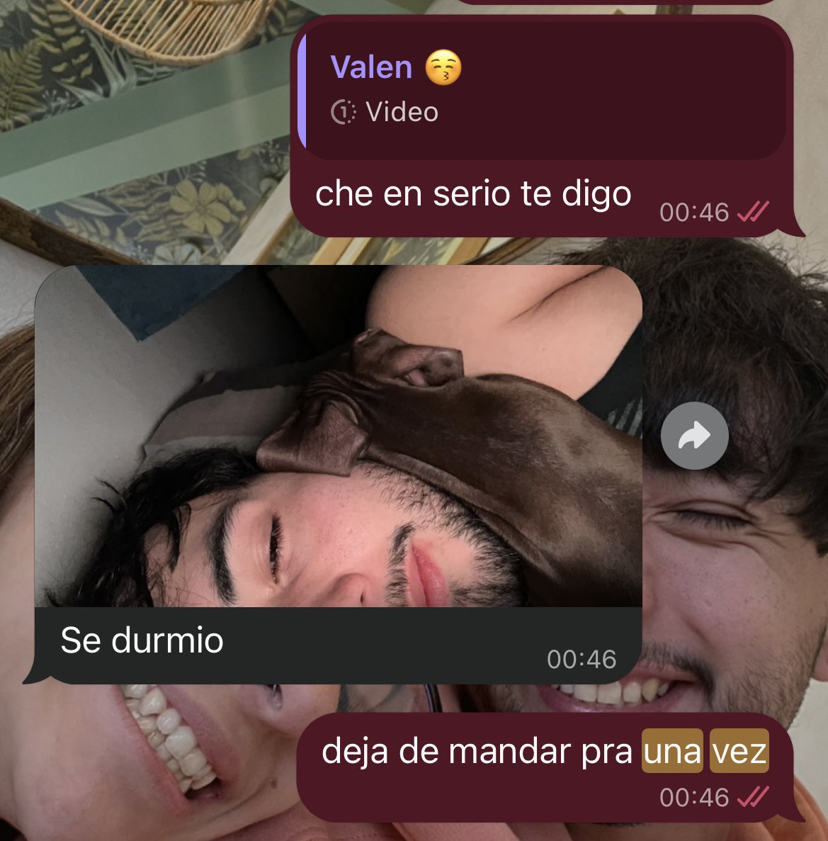 saciarnos's tweet photo. faaaaakeeee con mi novio esta prohibido porq re aburrido sino https://t.co/Y63St4WIPo