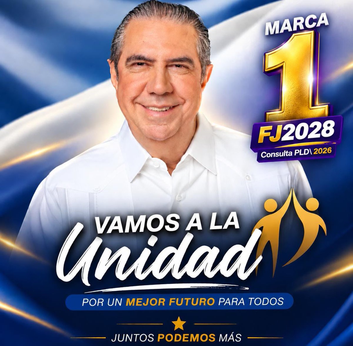 Reynateinforma's tweet photo. ¡VAMOS A LA UNIDAD! 💜💛
Por un mejor futuro para todos. Unidos, firmes y sin distracción, seguimos avanzando hacia nuestro objetivo.
☑️ MARCA 1
🗳️ Consulta PLD 2026
⭐ FJ2028
¡Juntos podemos más!
#FJ2028 #FranciscoJavierPresidente #Marca1 #ConsultaPLD2026 #VamosALaUnidad https://t.co/F95eQCfQxe