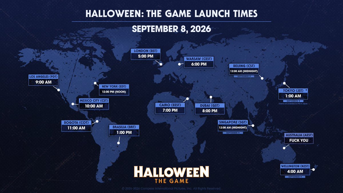 gogar6s's tweet photo. @HalloweenTVG fuck you Australia 😂😂😂 https://t.co/ajISDOyiAM