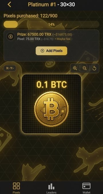 Sherwoodcrypto's tweet photo. Follow this link in the profile bio( https://t.co/qVtchANLOB)  → open the channel → register in the app. Collect 10 Bronze, 5 Silver or 3 Gold pixels → unlock Diamond, the strongest pool.

0.1 BTC is hidden on the field right now.

Only for the boldest players. Go hunt. https://t.co/nT06kgxn6G