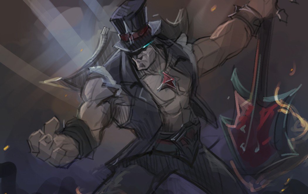 BeefxOfficial's tweet photo. #Yorick sketch done earlier with friends in magma lol https://t.co/nI9H88u4qe