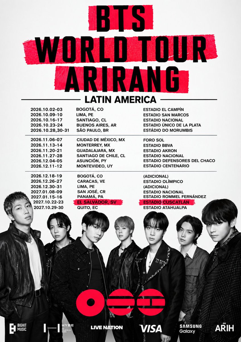 Jin_Hit_twt_'s tweet photo. Asi nos hubiéramos visto los demás países con fechas.
Estoy segura que un dia nos veremos asi🫠 https://t.co/fJQIJYeVN4