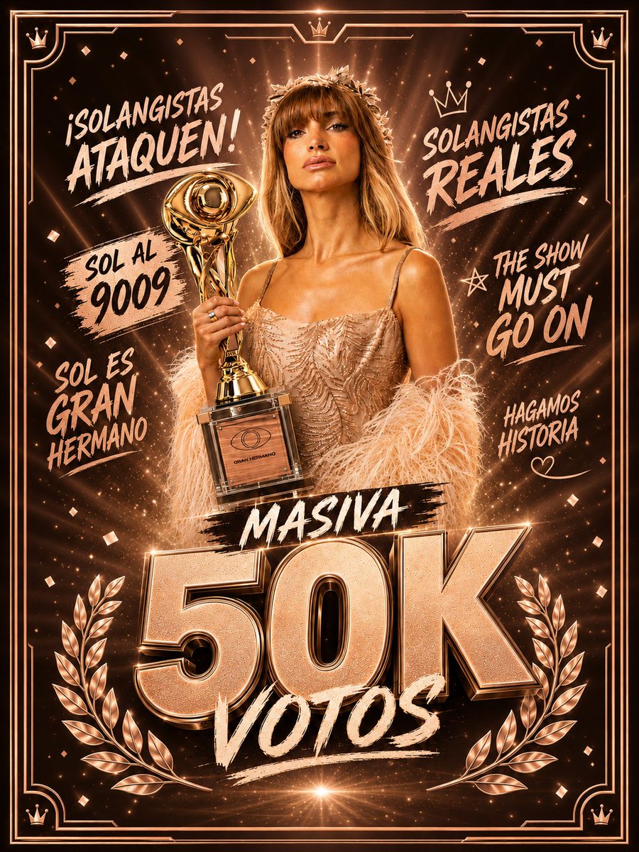 cotyverse's tweet photo. 11° dinámica de votos
SOL AL 9009 🔥🔥

META: 50.000 VOTOS

Comenten sus comprobantes de votos ESPECIFICANDO LA CANTIDAD DE VOTOS EMITIDOS para mayor control

Pueden votar por: https://t.co/mgd49rOSd2 o https://t.co/D0MRoM1QWe
@idkjlyn
#GranHermano https://t.co/NR3IFGJgdX