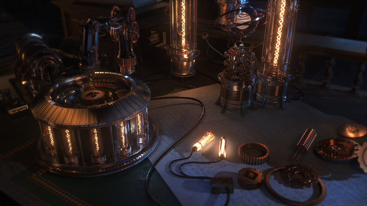 sLily_arts's tweet photo. Lighting experiment
#3DArt #EnvironmentArt #Blender3D #VgenCommㅤ https://t.co/zC320FI5e9