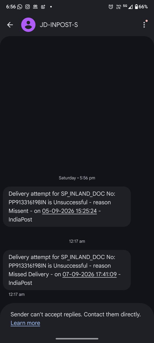 AtulSaxena1982's tweet photo. @IndiaPostOffice @rpoghaziabad @MEAIndia .Where is my tatkaal passport Indiapost? Packet missent on Saturday, Monday 10.53 pm msg, delivery attempt > Tuesday 12.17 am msg, delivery unsuccessful 😄😄what is this, NO ONE CAME FOR THE DELIVERY AS IF YET!! PLZ CONFIRM..! https://t.co/RfZWb4L6n2