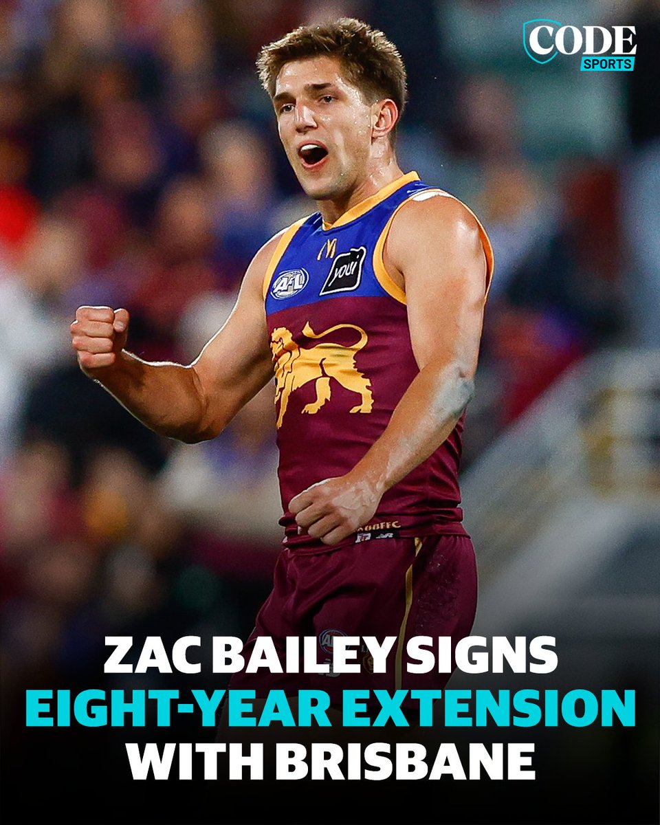 superfooty's tweet photo. Zac Bailey has signed a MONSTER extension with the Lions. 🤯

DETAILS 👉 https://t.co/YUoyM5aHvO https://t.co/xi2g03PQfi
