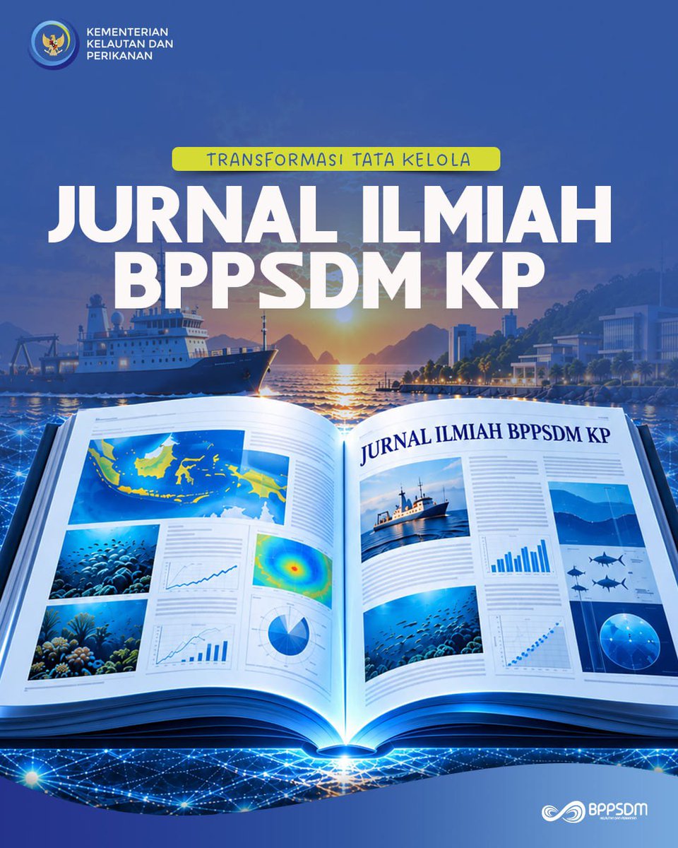 bppsdmpkpbitung's tweet photo. #SobatBahari, jurnal ilmiah bukan sekadar wadah publikasi, tetapi juga berperan strategis dalam meningkatkan kualitas akademik, memperluas diseminasi pengetahuan, dan mendukung pelayanan publik

#KKPGOID #SDMKP #JurnalBPPSDMKP @kkpgoid @saktitrenggono @bppsdm_kp @in_radiarta https://t.co/ERzlyQrwbq