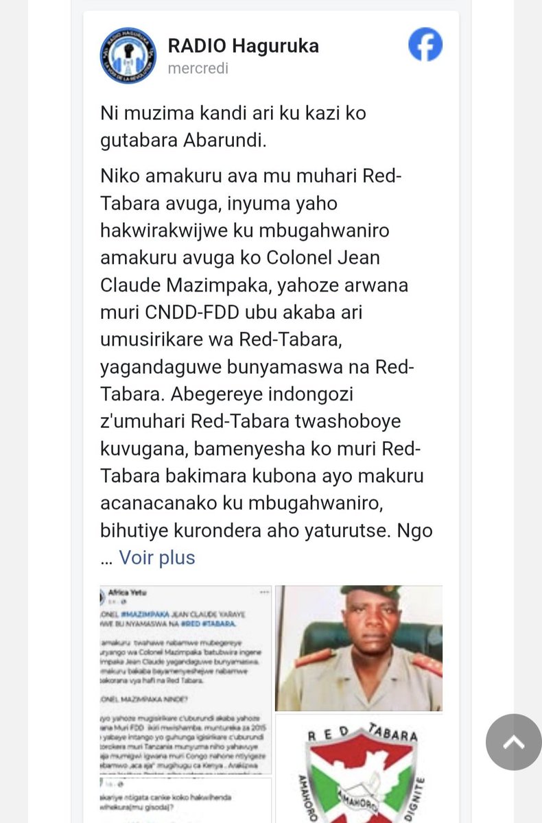 pacifiqueNdayi2's tweet photo. @luhumbya Redtabara imaze kuba iya #cndfdd , #sinduhije yategetse uwo #mazimpaka yavuye muri #cndfdd kunyaga #inka z'abatutsi i minembwe , afatikanije na #masunzu , uwundi #muhemu.
#Twirwaneho https://t.co/tGl05BnNPQ