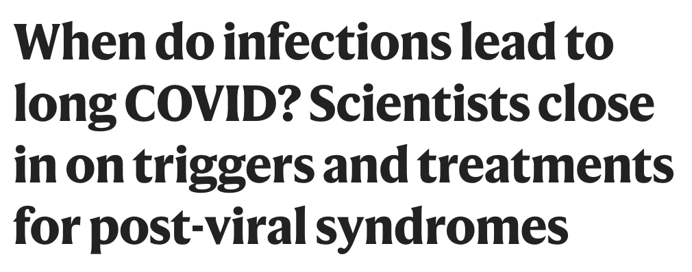 APPRISE_network's tweet photo. Hundreds of millions of people have long-term conditions as a result of an infection. Researchers are working out how to help them
Thousands of studies have explored #longCOVID, its similarities to other post-infection conditions and potential treatments
https://t.co/6nGdLcfb65 https://t.co/lIPlgdPI4N