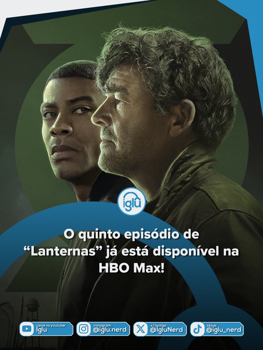 o_iglu_'s tweet photo. 🚨 O quinto episódio da primeira temporada de "Lanternas" da DC Studios já está disponível na HBO Max! https://t.co/SYU8hrWR26
