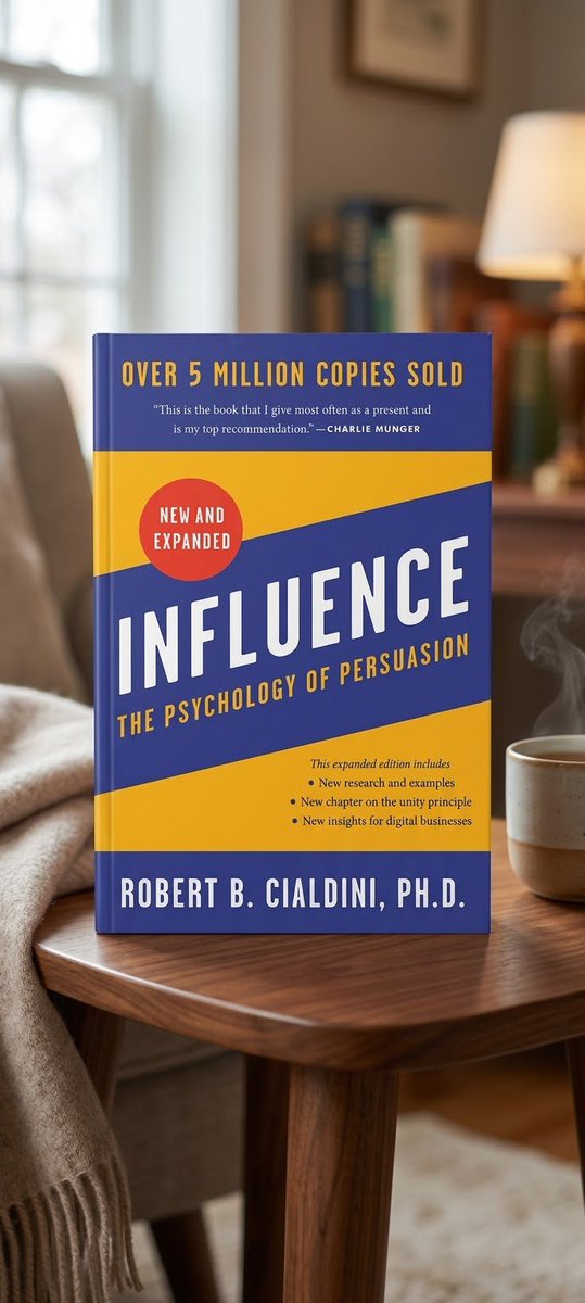 afdalbookish's tweet photo. Influence .. the psychology of persuasion
https://t.co/nYvVaKjOQ7 https://t.co/TdplLPfFVx