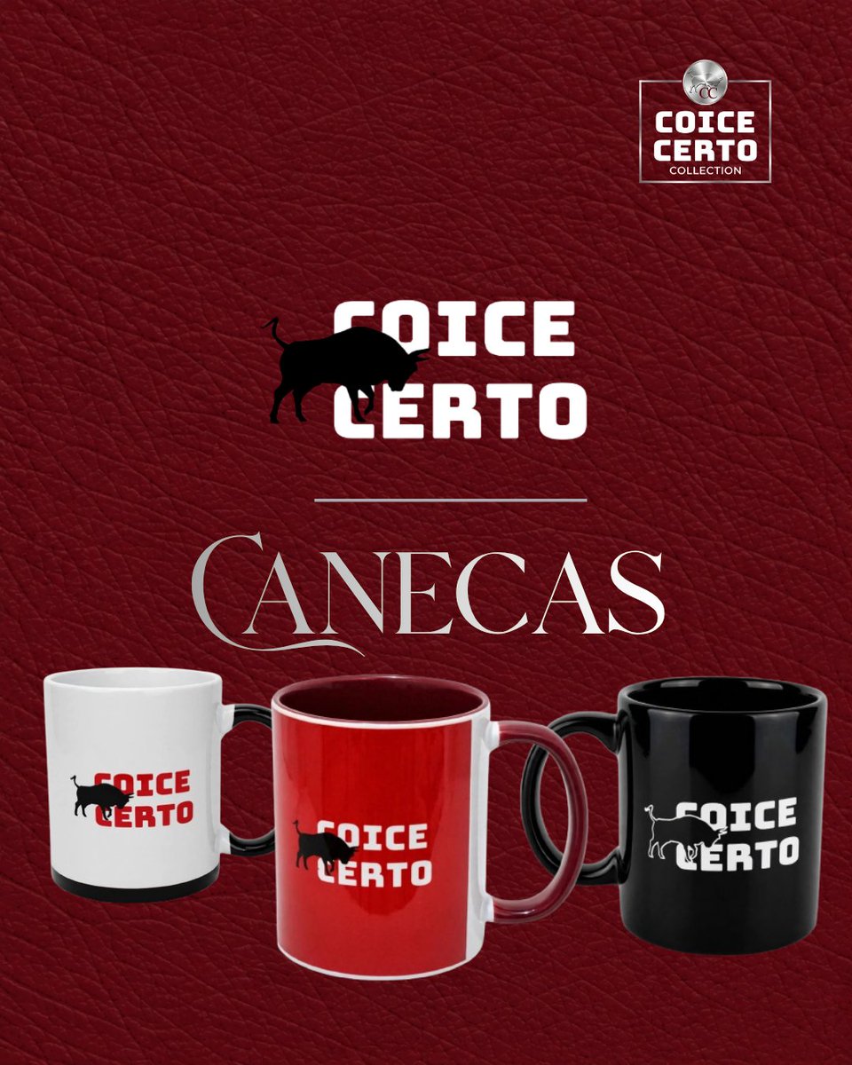 coicecerto_'s tweet photo. 🐂🔥 A coleção de canecas da Coice Certo chegou para acompanhar o seu dia a dia com muita autenticidade.
Escolha a sua favorita ou leve o trio completo para casa! ☕
https://t.co/XxtBt6iDXW
#CoiceCertoCollection
#CoiceCerto #canecas
#rústico #horadocafé https://t.co/6csA0oWY1s