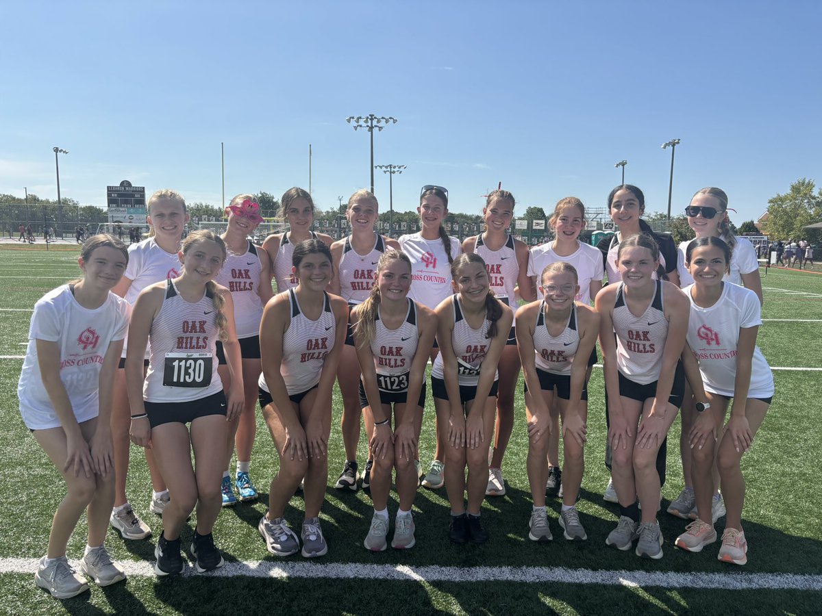 OakHillsCC's tweet photo. The JV team placed 2nd at the Lebanon Invitational! 🥈Reagan Mumford led the team with a 2nd place finish! https://t.co/P0a4absvkW
