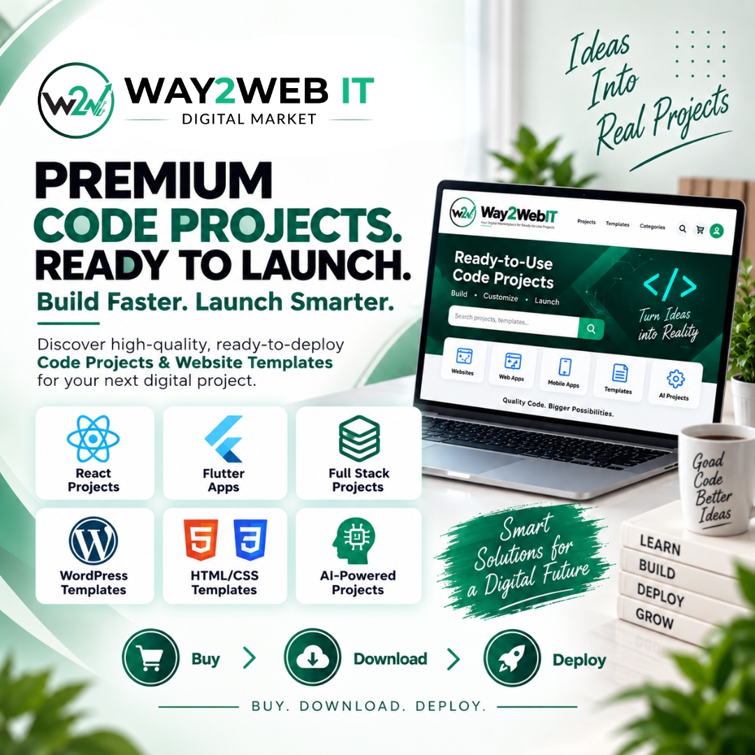 UltrakeyIT's tweet photo. Build Faster. Launch Smarter. 
Discover ready-to-use code projects and website templates for your next digital project.
Explore: https://t.co/kJxUtumSav
#way2webit #codeprojects #webdevelopment #websitetemplates #developers #digitalsolutions https://t.co/KnhlpPHmVM