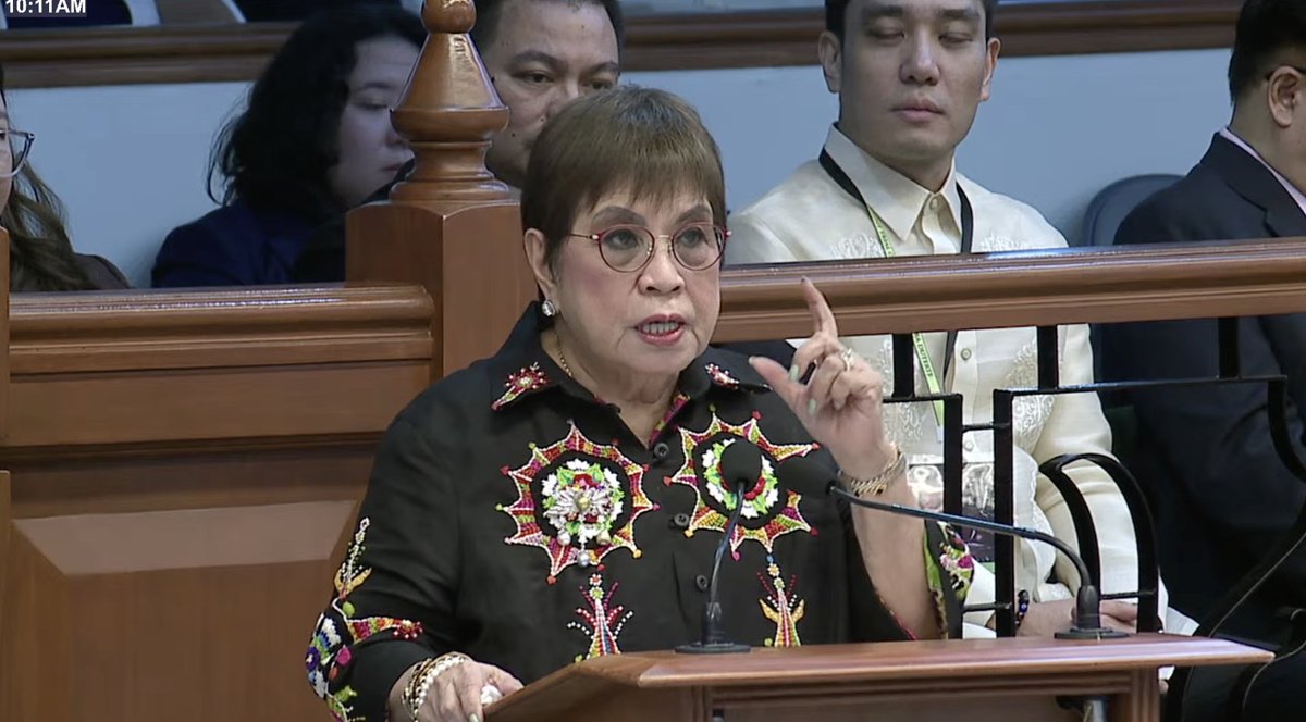 PhilippineStar's tweet photo. ‘WE WILL BE PRESENTING THE VICE PRESIDENT HERSELF’

Atty. Lorna Kapunan said that the prosecution panel aims to present Vice President Sara Duterte before the impeachment court.

“All of these pawns and castles and horses and bishops point to only one person, and that accountable person is the Vice President. And that is why, your honor, in lieu of presenting 15 other witnesses, we will be presenting the Vice President herself,” she said on Tuesday.

“As regards to the misuse, misappropriations of confidential funds which is Article 1 of the articles of impeachment. And as well, we have two remaining articles, the article on unexplained wealth and the article of bribery. All of which, unless the Vice President herself appears and respects the process of this impeachment court,” Kapunan added.

LIVE: https://t.co/4Eh7MzTgCV