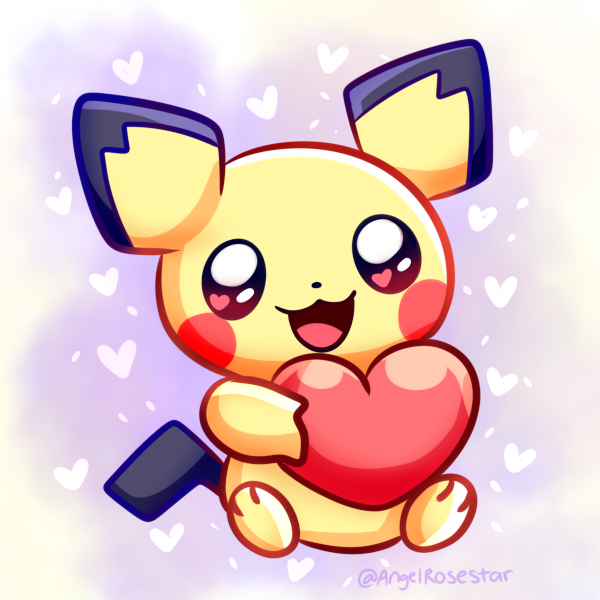 Angelrosestar's tweet photo. ♥️
#pichu #pokemon #art https://t.co/Kuhjl3SQxp