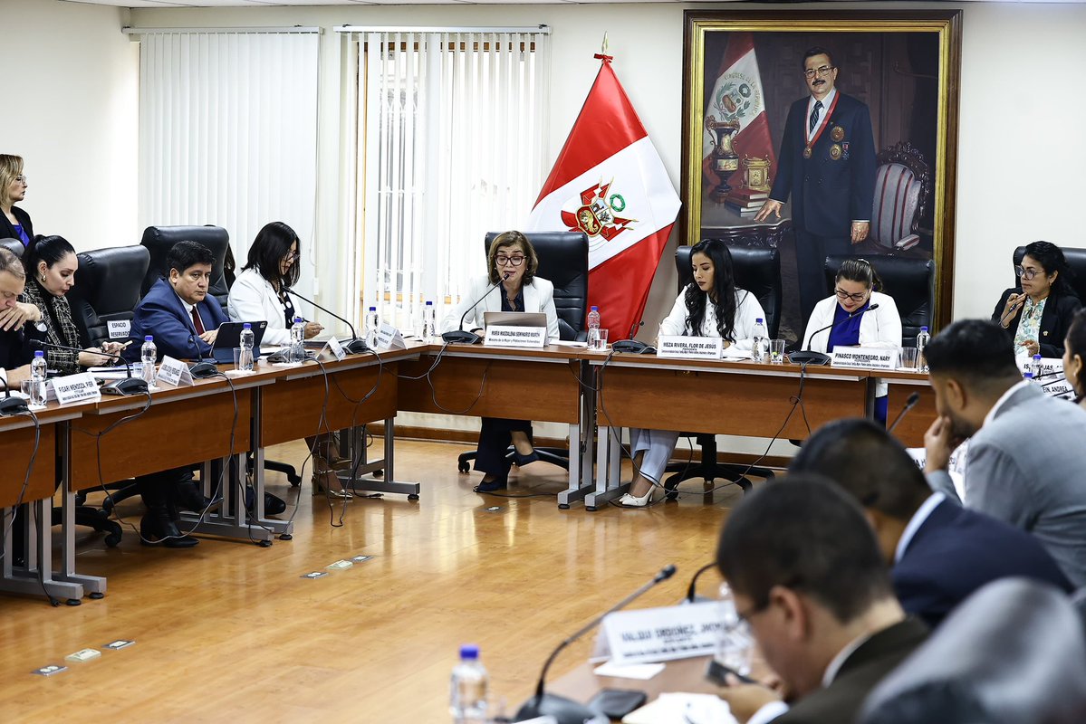 CInclusionFMPAA's tweet photo. Como parte de nuestra labor de control político, recibimos a la ministra de la Mujer y Poblaciones Vulnerables, María Magdalena Seminario, quien informó ante la Comisión sobre el estado situacional del sector y sus principales programas de protección. 
(1/3) https://t.co/lEWbBNDlEU