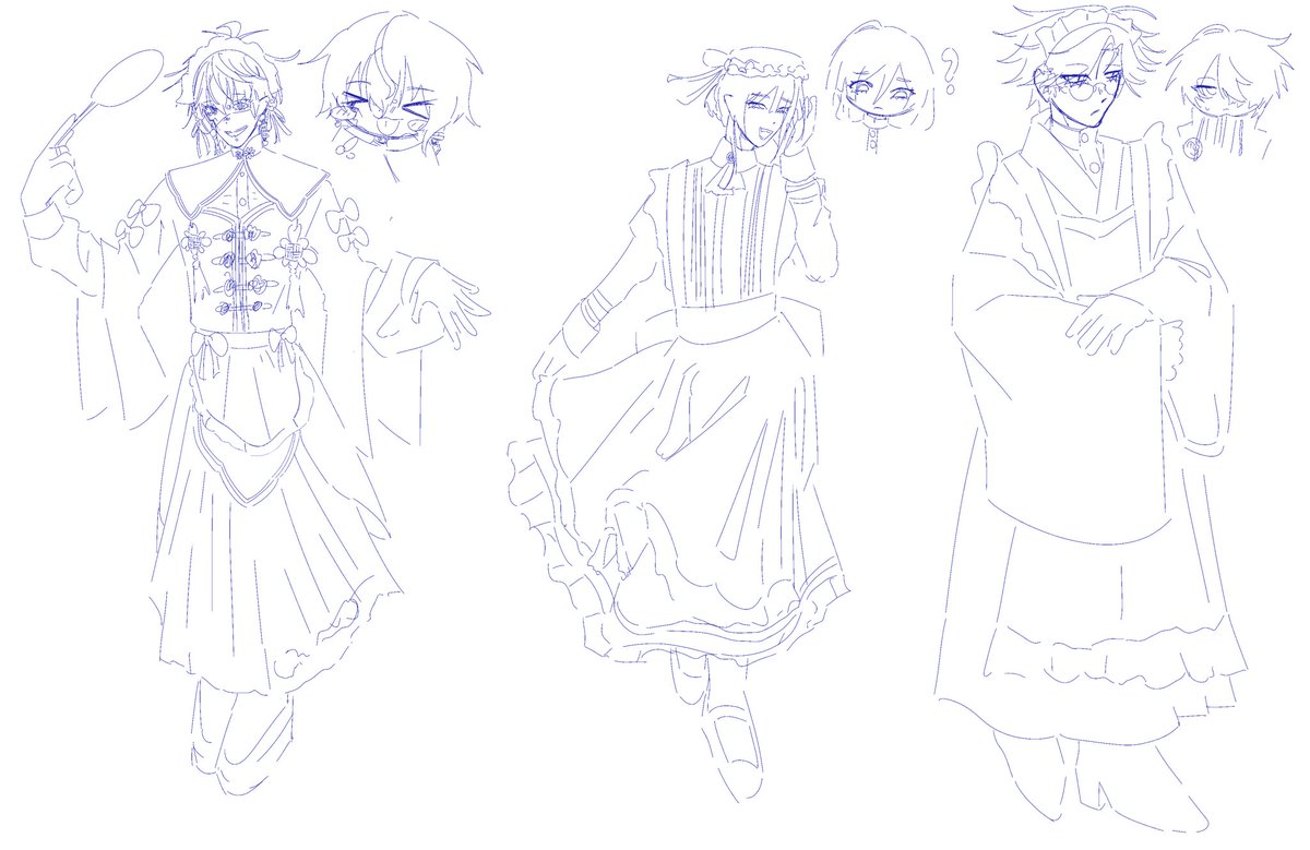 somnyiac's tweet photo. i like hundred line and I also like boys be maid https://t.co/Ex51P7YhNs