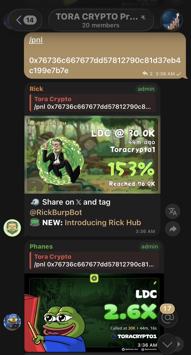 toracrypto___'s tweet photo. 2.6x up profit on my call on $ldc
⛓️‍💥 0x76736c667677dd57812790c81d37eb4c199e7b7e https://t.co/SIi4wPfyB5