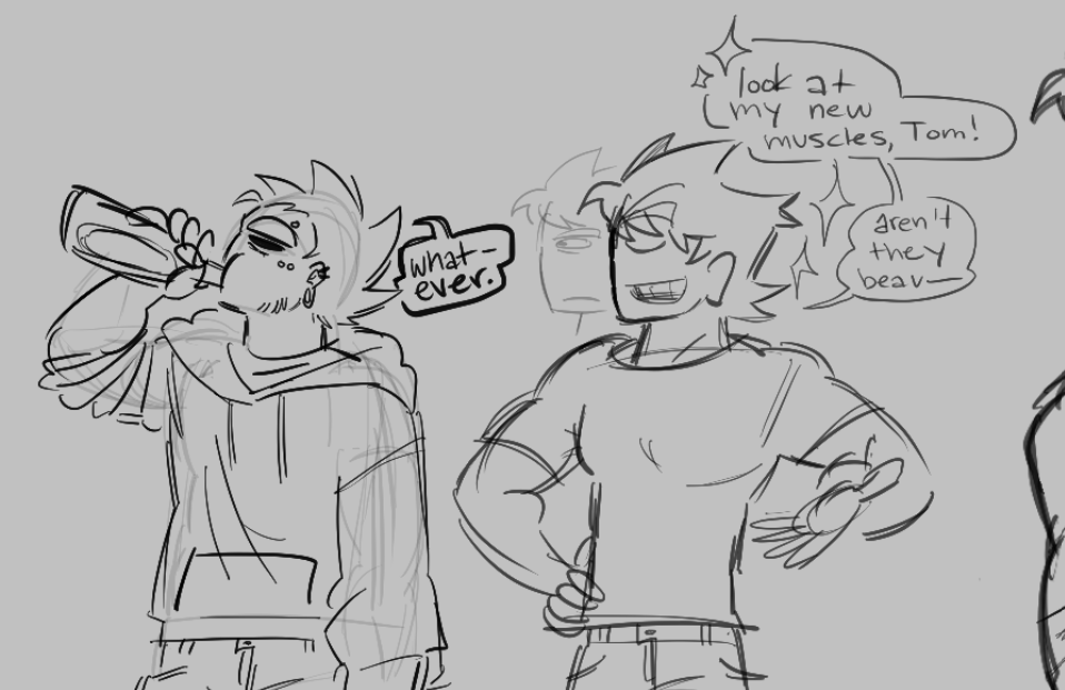 dannTHE_25thman's tweet photo. Buff tord and chubby-ish tom magma doodles ouuu shit👀👀👀 #eddsworld #tord #tom https://t.co/EPul0K5tI1