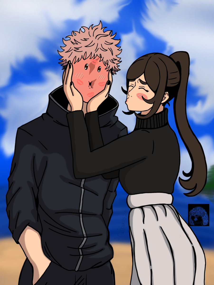 ikukus24's tweet photo. Itadori yuji x tsumiki fushiguro hermana de megumi #fanart #art #Jujutsukaisen #jjk #itadori https://t.co/gsWGFu5hoL
