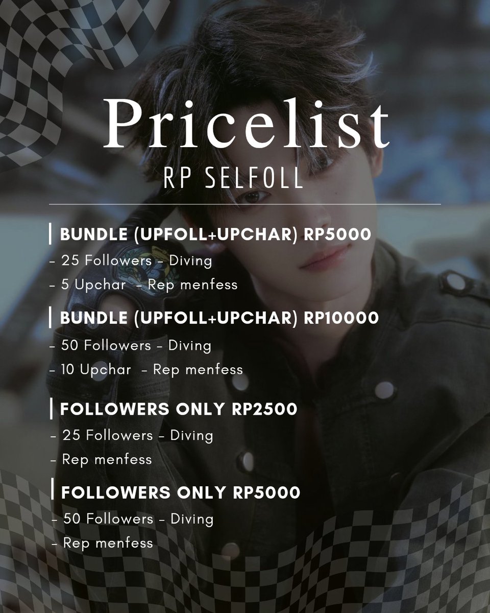 kyifaz's tweet photo. Help repost, thank you!

Halo semuanya! Saya open slot untuk upfoll rp selfoll (selective followers). Bisa untuk penggunaan pribadi maupun fh acc, ya.

© WA: https://t.co/HIzoIC8dCV
© Telegram: https://t.co/PVRixAKTsO

[ #zonauang ] https://t.co/f88yHVQePQ