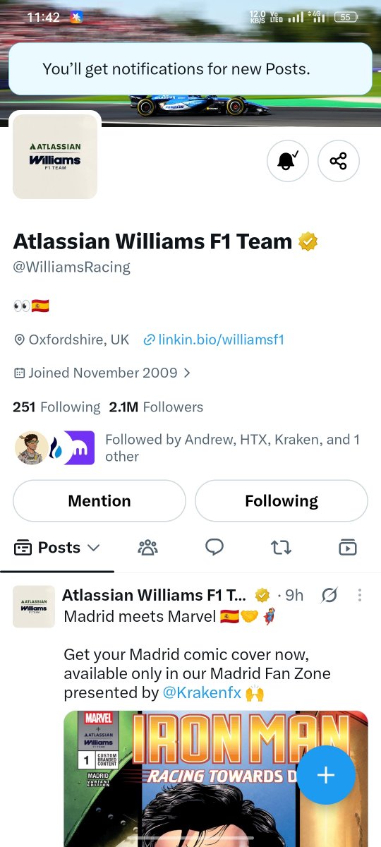 MoonX_HQ's tweet photo. @krakenfx @WilliamsRacing I use my Card for Everthing. For travel and online purchases, especially when I want a convenient way to spend from my crypto. https://t.co/L4bWzbo77S
