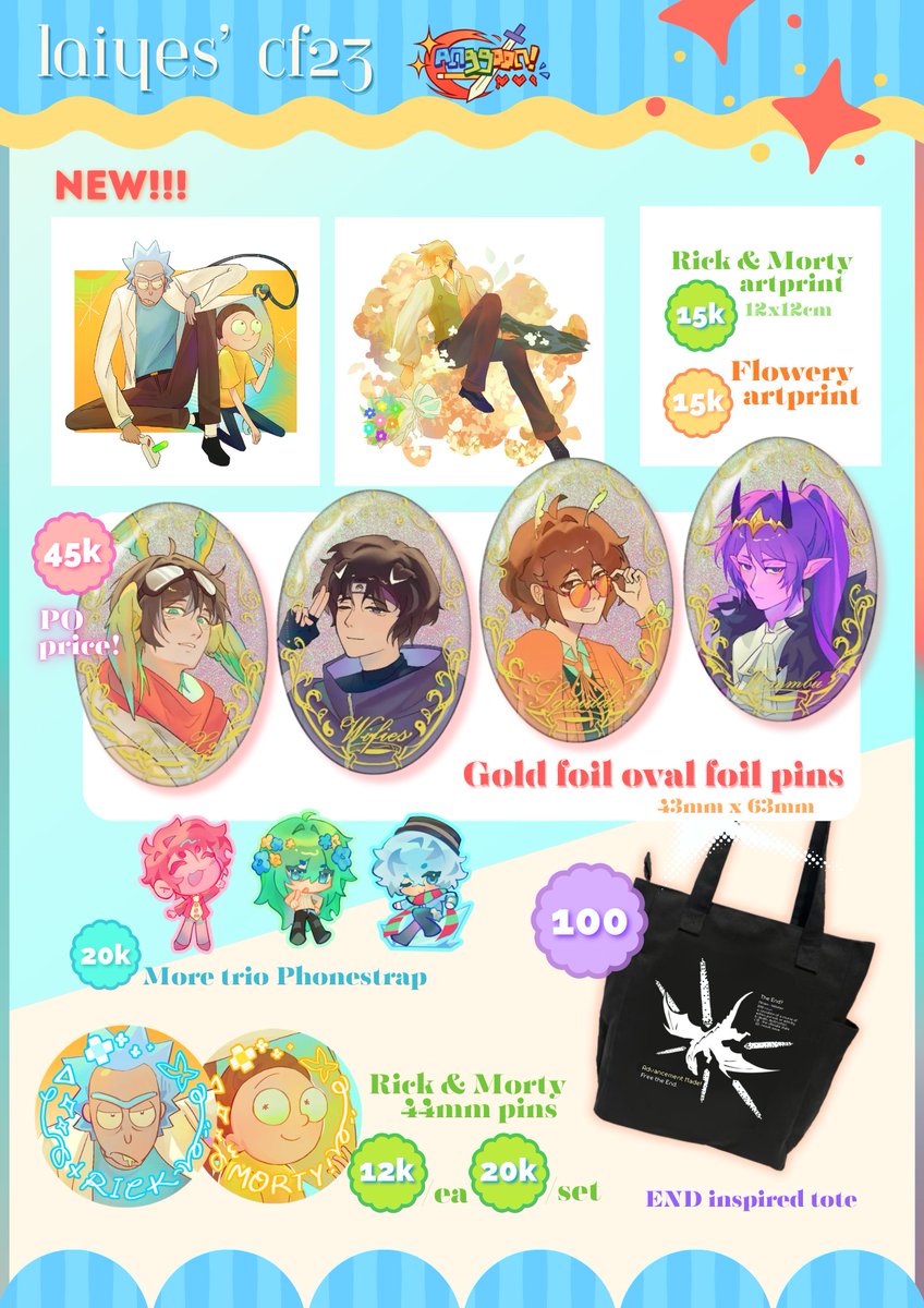 laiyyess's tweet photo. [❤&amp;🔁appreciated!] 
Hiya! my 2nd batch for #CF23 is finally out!

🗓️: 8 Sept - 15 Sept 
📌: Both Days+Mail Order 
📚: Rick and Morty, Deltarune, MCYT (UU, Lifesteal, MCSR, StateSMP, etc)🤍  

🔗: https://t.co/PK5NRoBPo4

#cf23 #cf23catalogue https://t.co/C8WPa8vd3z