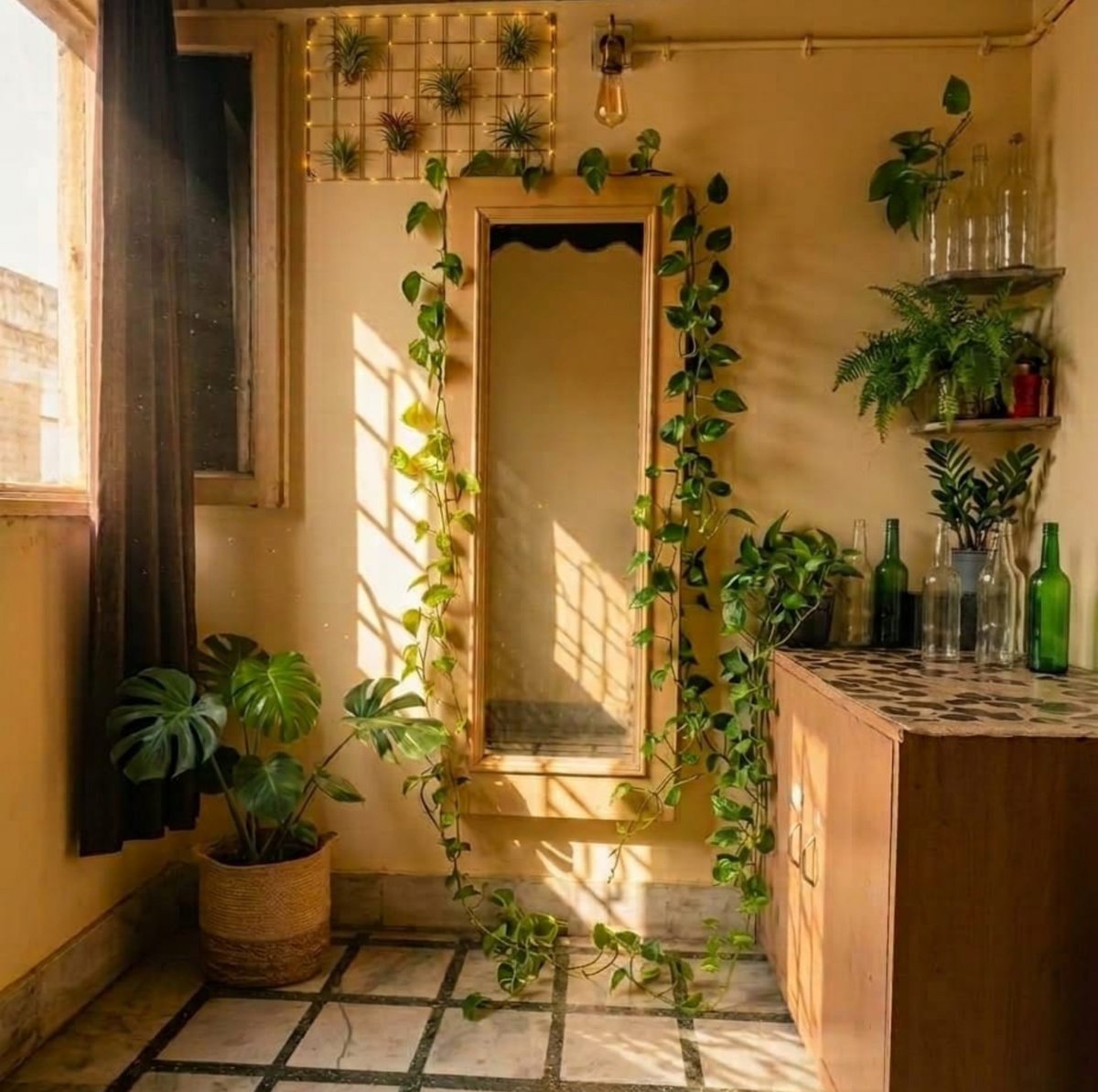 goswami_richa's tweet photo. That golden hour light hits different. ✨ The perfect little plant oasis to reset. 🌿

Peak #aesthetic
My new #mindfulness ritual is just… staring. 🪴

#PlantParent #CozyCore #InteriorDesign #InteriorDesignGoals #Mindfulness

https://t.co/ma94hGZFqY https://t.co/AGi07tV2bE