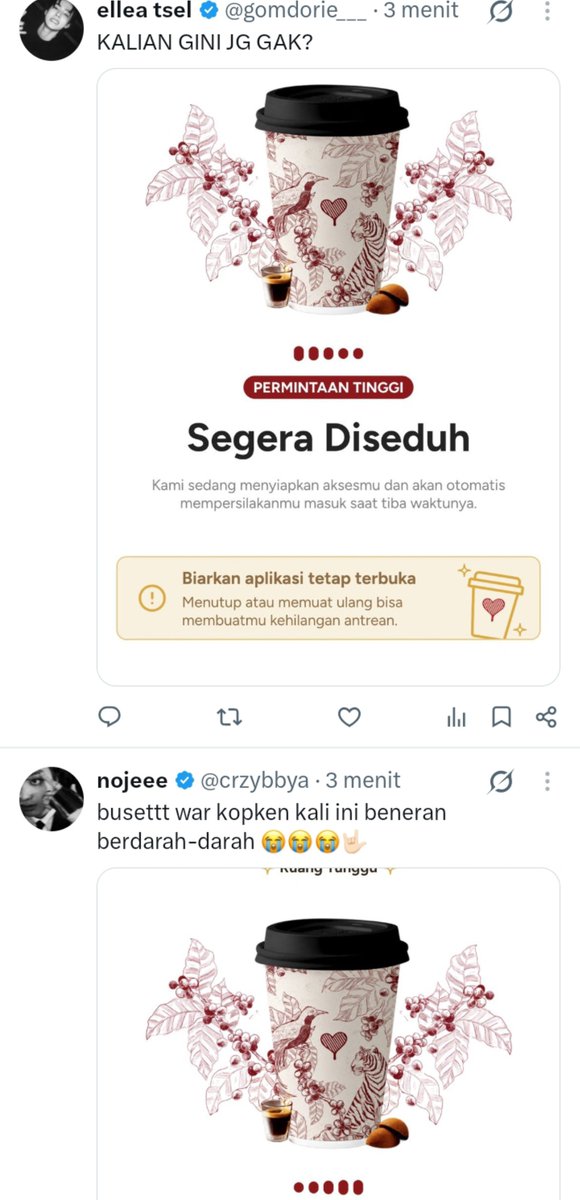 nextoxonian's tweet photo. wkwjjwh lucu bgtt war kopken 😂😂 https://t.co/Sn5UGO7Bh9