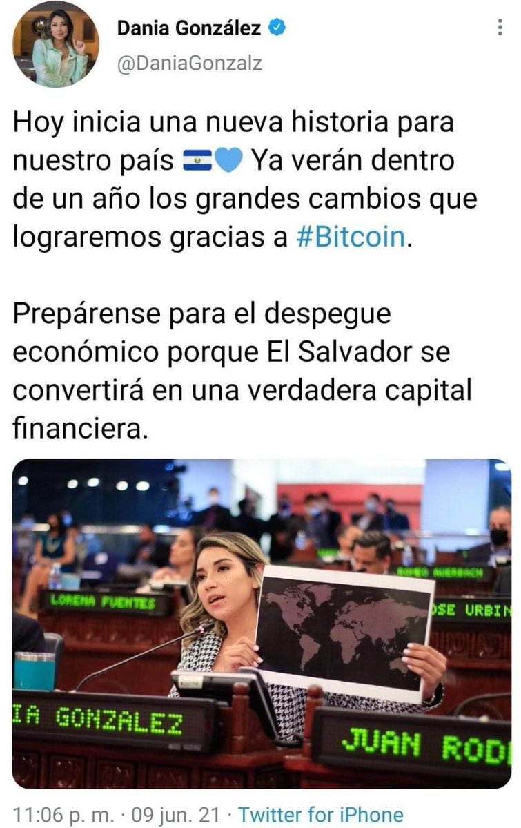 antoasb's tweet photo. Este día se cumplen cinco años de la entrada en vigencia de la Ley #Bitcoin en El Salvador. 

Seguimos esperando la afamada “Capital Financiera” y el “despegue económico” que  prometió la diputada Dania González. 

Lo único que hay es opacidad y corrupción. https://t.co/mTA7IsFgpI