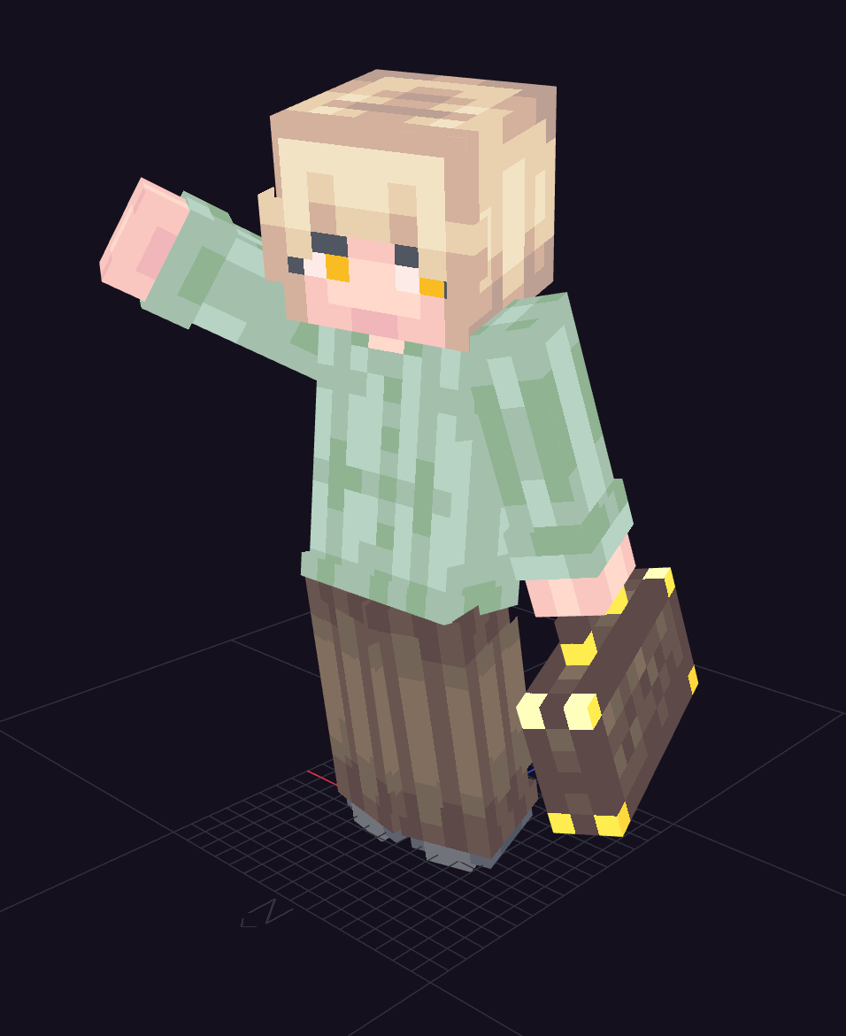 NoScratchyPants's tweet photo. alder model wip / skin made by me https://t.co/LGbSrlemSB