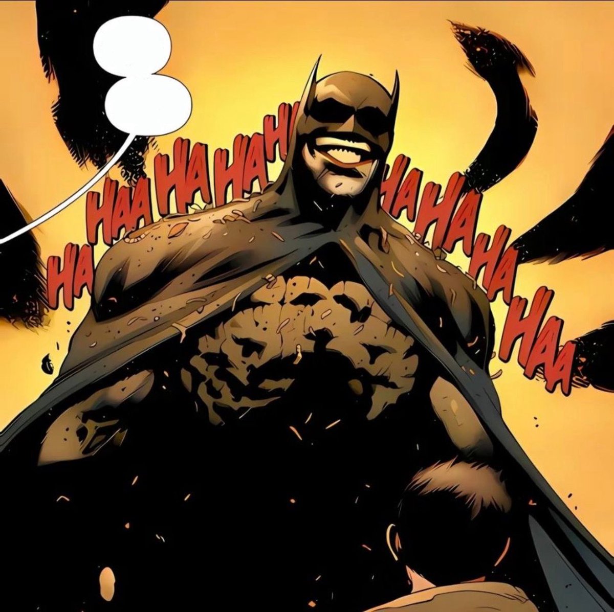 BatmanisnoGod's tweet photo. He’s still laughing. 

The Joker scares me because he gave the Bat something I never could.

𝐀 𝐫𝐞𝐚𝐬𝐨𝐧 𝐭𝐨 𝐬𝐦𝐢𝐥𝐞. https://t.co/cfPjOU1VdL