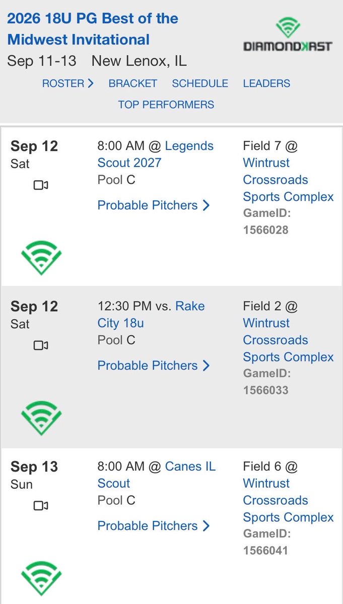 colin_albano's tweet photo. Here is my schedule for my first fallball tournament 2026 18U PG Best of the Midwest Invitational in New Lenox IL
@GOWHS_Baseball @PG_Illinois @PG_Tourney https://t.co/Aoxr7v6Gek