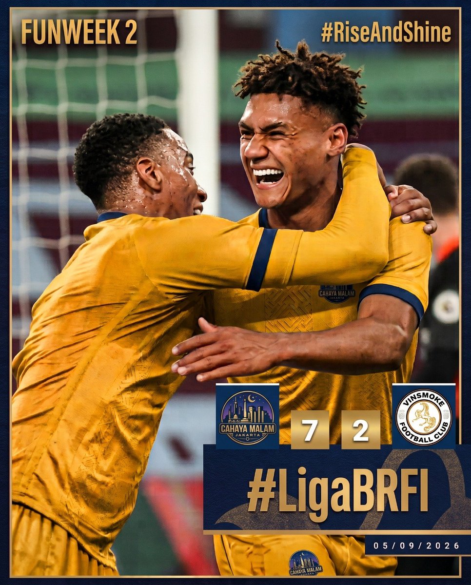 CahayaVerse's tweet photo. Goals-Galore at the Berdebu, we close out Funweek with a massive statement.
Shoutout to @VinsmokeCF for coming-in and sharing the pitch with us. 🤝
#RiseAndShine #LigaBRFI #FPLIndonesia https://t.co/cOGdvMPN18