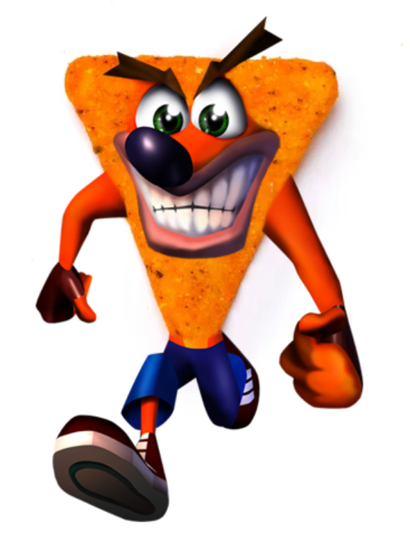 HarrisonTheHutt's tweet photo. Unaltered picture of Crash Bandicoot. https://t.co/ZnUdRtAoBD