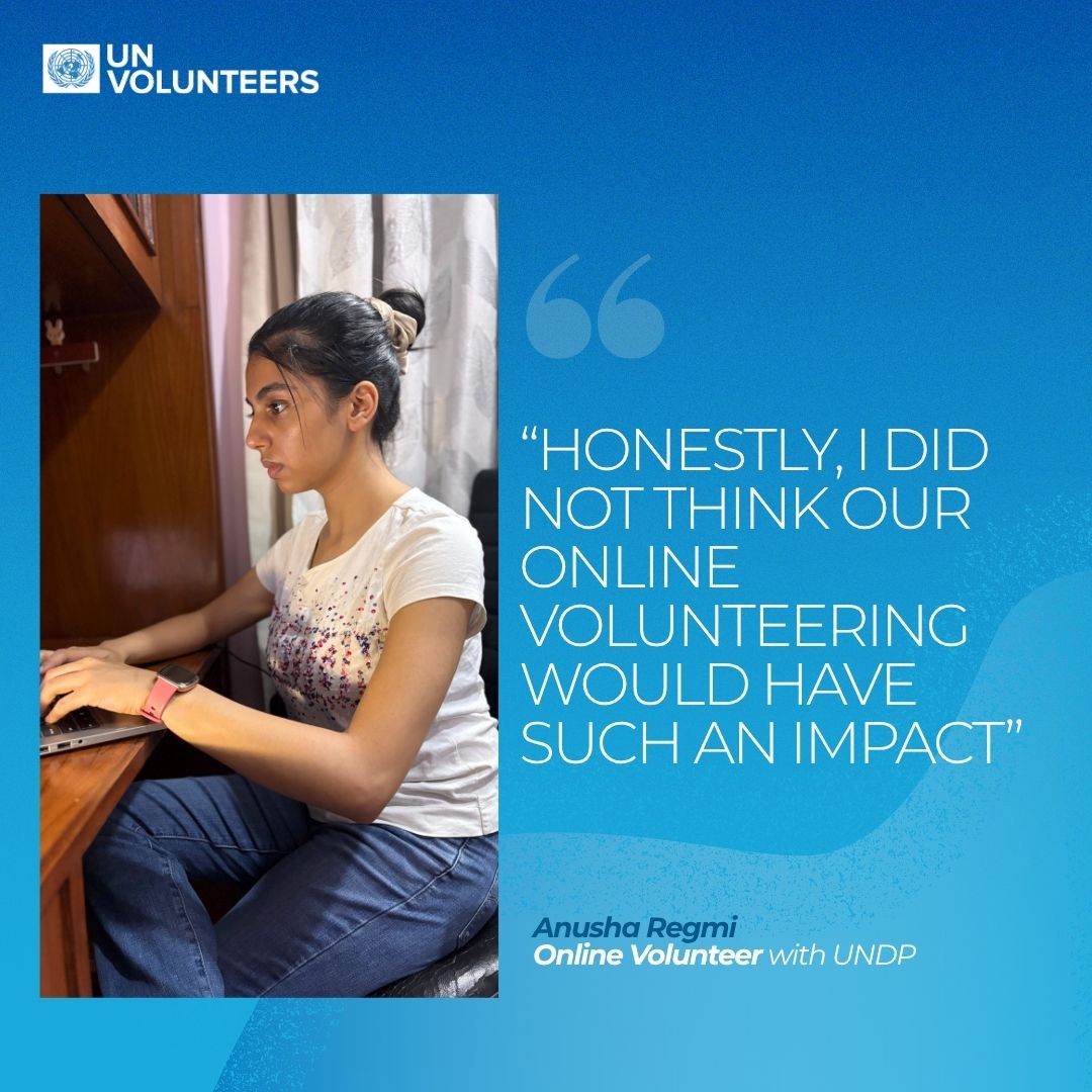 UNVAsiaPacific's tweet photo. A year after Nepal's youth-led protests, here's a story from the road to its snap elections.

Over 300 Online Volunteers supported the Election Commission of Nepal, with @UNDPNepal, for the #MyVoteMatters campaign, making reliable election information as easy to find as the misinformation around it.

Read now: https://t.co/7rAReWfGLH
