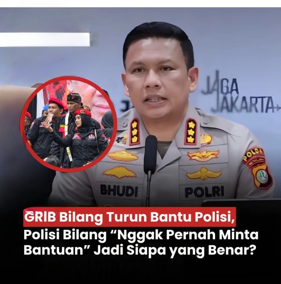 taufik_q's tweet photo. Coba ini gimana, mana yg jujur dan mana yg bohong.
1. Buku "Visi Keislaman Prabowo Subianto: Moderasi, Keadilan dan Pembaharuan Dialektika Keagamaan" jadi sorotan setelah 2 tokoh yg namanya tercantum dlm buku tsb sbg kontributor, KH M.A. Kautsar (Gus Kautsar) dan TGB M. Z. Majdi, membantah berkontribusinrulisan dan bilang ga pernah ngirim tulisan utk buku tsb. 🫨🫣
2. Polisi bilang tdk pernah minta bantuan GRIB, tapi GRIB bilang tutun membantu Polisi krn ada permintaan.