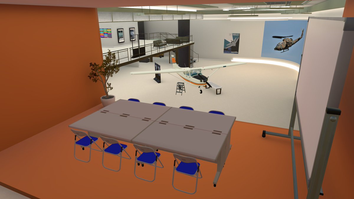 Yudachi_202_'s tweet photo. VRChatの飛行機/航空好き向けの集会所ワールドを作成しています。
飛ぶことではなく話すためのワールドで、初心者がVRCの航空に触れるハードルのひとつである操縦の難しさやイベント等を知る機会をコミュニケーションから解決する目的もあります。
来週公開予定
#VRChat
※画像は開発中のものです。 https://t.co/kZjTdpfH5s