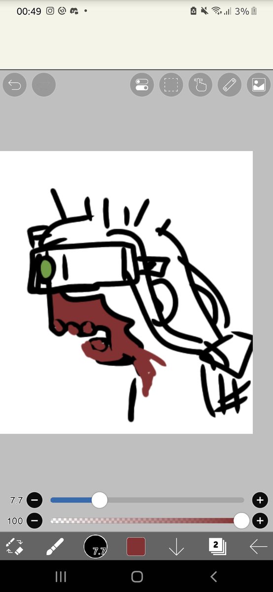 diefoolmime's tweet photo. Friend made me want to draw Hunter outlast trials so i drew him as fast as i could https://t.co/auPLAQqooF