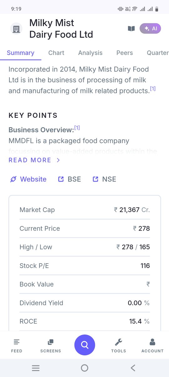 neilbhalshinge's tweet photo. Dhek raha hey Vinod kaise growing business k naam peh logo ko chutiya banaya jaa raha heh! #milkymist from the valuation aisa lag raha hey paneer nahi gold bana rahi heh! It is evident that share market is all about manipulation! https://t.co/qN4iVFRb2p