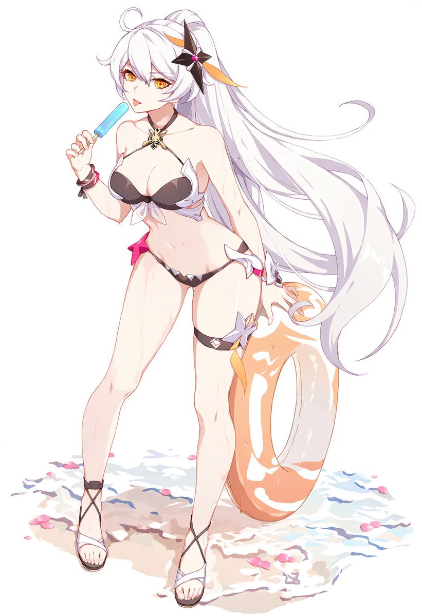 queen_of_void_'s tweet photo. Morning insects #Kiana #Honkailmpact3rd https://t.co/xvShTTU2NG