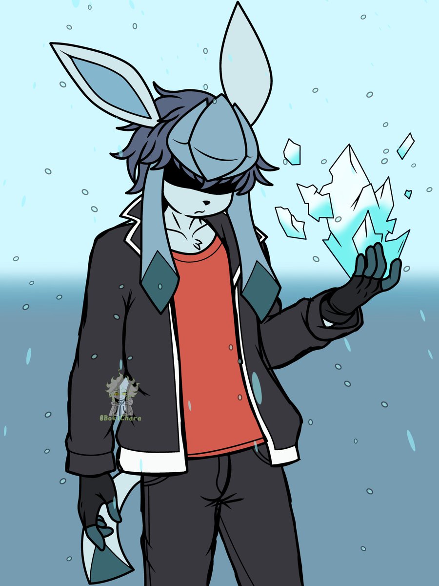 BokiChara's tweet photo. "Glaceon, stops farming aura" ❄️✨💙
Glaceon's little drawing, para una dinámica de facebook ✨❄️
Ñam~ ✨❄️
#glaceon #Pokemonart #pokemondraw #Ocart #ytal https://t.co/W6dAqTh9tD