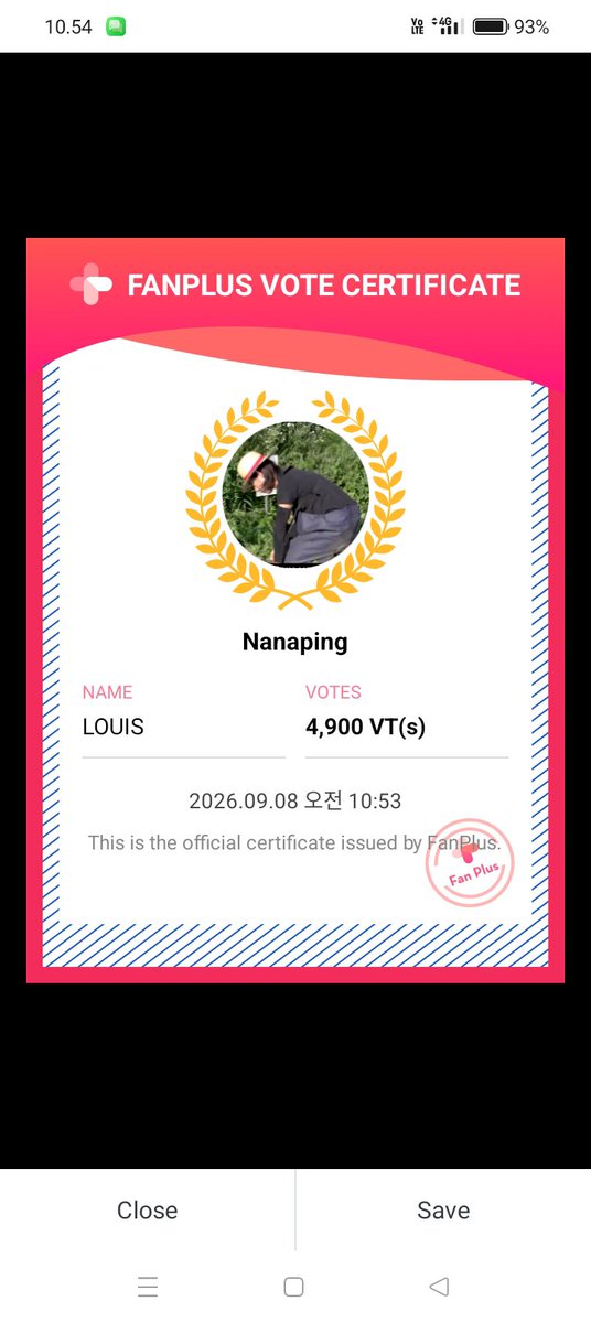 Louijins's tweet photo. LUWII 🙌 #fanplus #LOUIS https://t.co/dXsAAI6j36