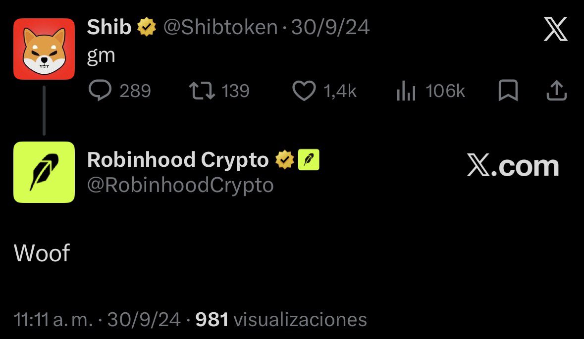 ryoshibh's tweet photo. Everything is right there in plain sight.
Perhaps nothing at all.
@RyoshiResearch @shibinhoodx @Shibtoken
#WOOF #SHIB #WOOFPACK #SHIBARMY
shibinhood:native https://t.co/KRf76cStwQ