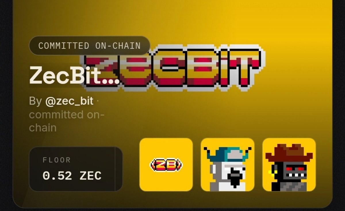 CryptoRohit07's tweet photo. 👀 Remeber ZecBit Went free mint to High as 1.5 $ZEC and still floor at 0.52 ZEC

So, basically I not want to miss nfts trend specially on new chains like RH, ZEC, HYPE 

Right now I'm watching these 2 projects on $ZEC Chain 

~ @zksnarks_
~ @Playboyzpro

Here's how to apply for their WL

• @zksnarks_
~WL: https://t.co/HupwY2pEO4

• @Playboyzpro
~ WL: https://t.co/2TYMPfMzUQ

Join TG: https://t.co/621hguJVba

Try your luck 🤞 and fill WL maybe next 0.1~2 $ZEC in future #DYOR NFA.