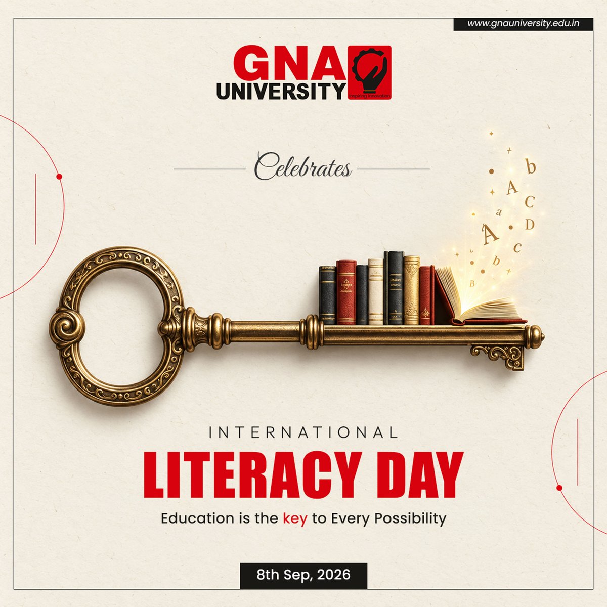 GnaUniversity's tweet photo. Literacy is more than knowing how to read and write — it is the power to understand, question, imagine, and shape a better tomorrow.

It opens doors to knowledge, opportunity, and a brighter tomorrow.

#InternationalLiteracyDay #gnauniversity https://t.co/WL67srsthv