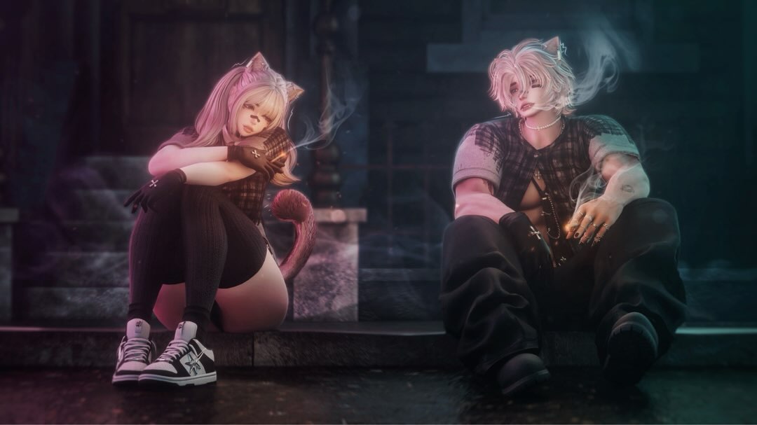 lexihop__'s tweet photo. Found my person
#VRChatWorlds #VRChatFriends #VRChatLife #VRC #VRCPhotography https://t.co/GmGomsMcS2